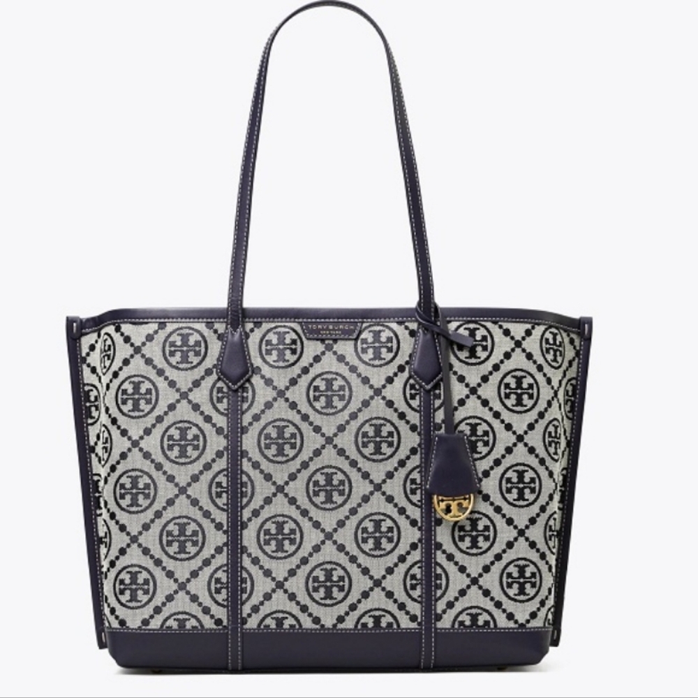 NEW Tory burch T momogram Large Tote bag